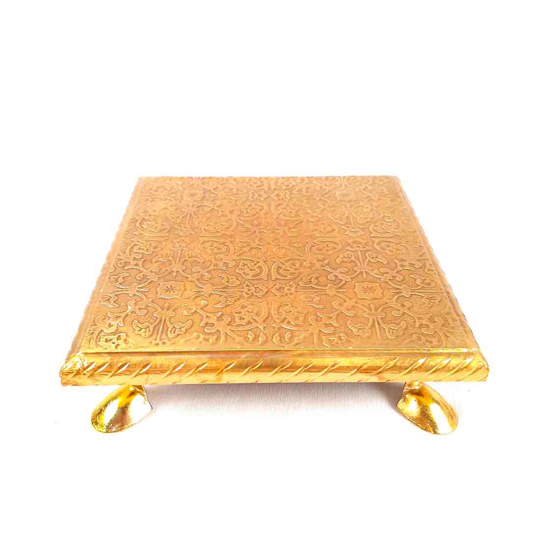 Brass Pooja Bajot - Decorative Bajot For Pooja & Festivals - Set of 2 (6,8 Inch) - ApkaMart