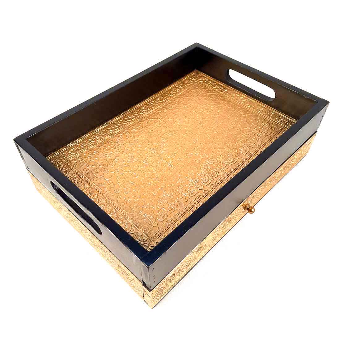 Serving Platters Set - With Drawer - For Serving & Table Decor -14 Inch - ApkaMart