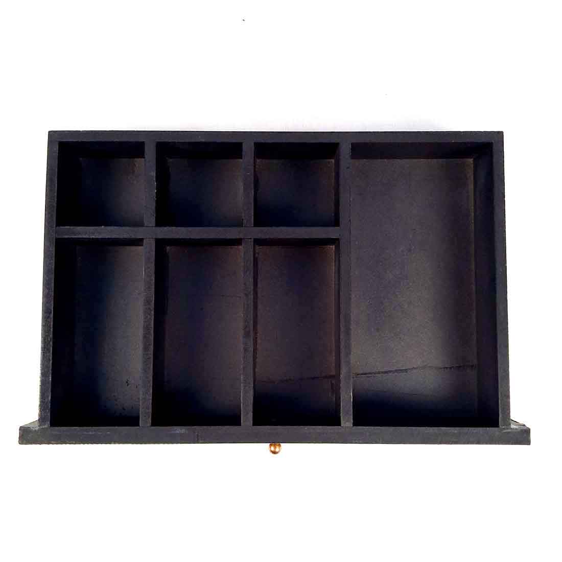 Serving Platters Set - With Drawer - For Serving & Table Decor -14 Inch - ApkaMart