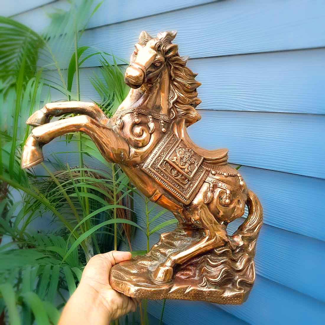 Antique Horse Showpiece -  For Table Decor & Gifts - 15 Inch