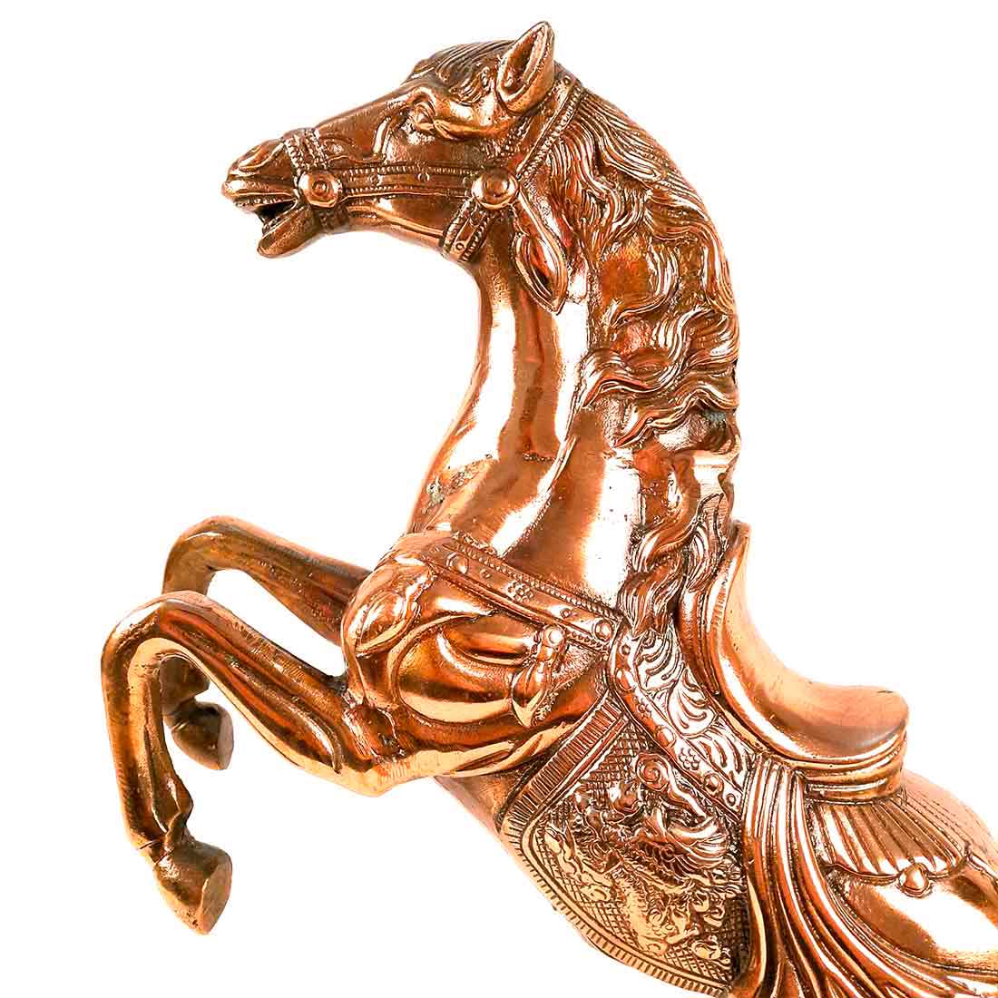 Galloping Horse Figurine - Antique Showpiece - For Table Decor & Gifts - 18 Inch