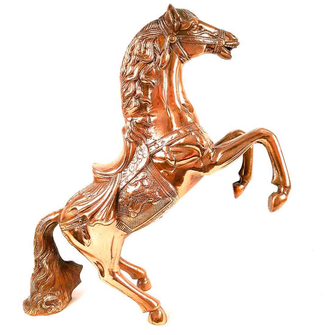 Galloping Horse Figurine - Antique Showpiece - For Table Decor & Gifts - 18 Inch