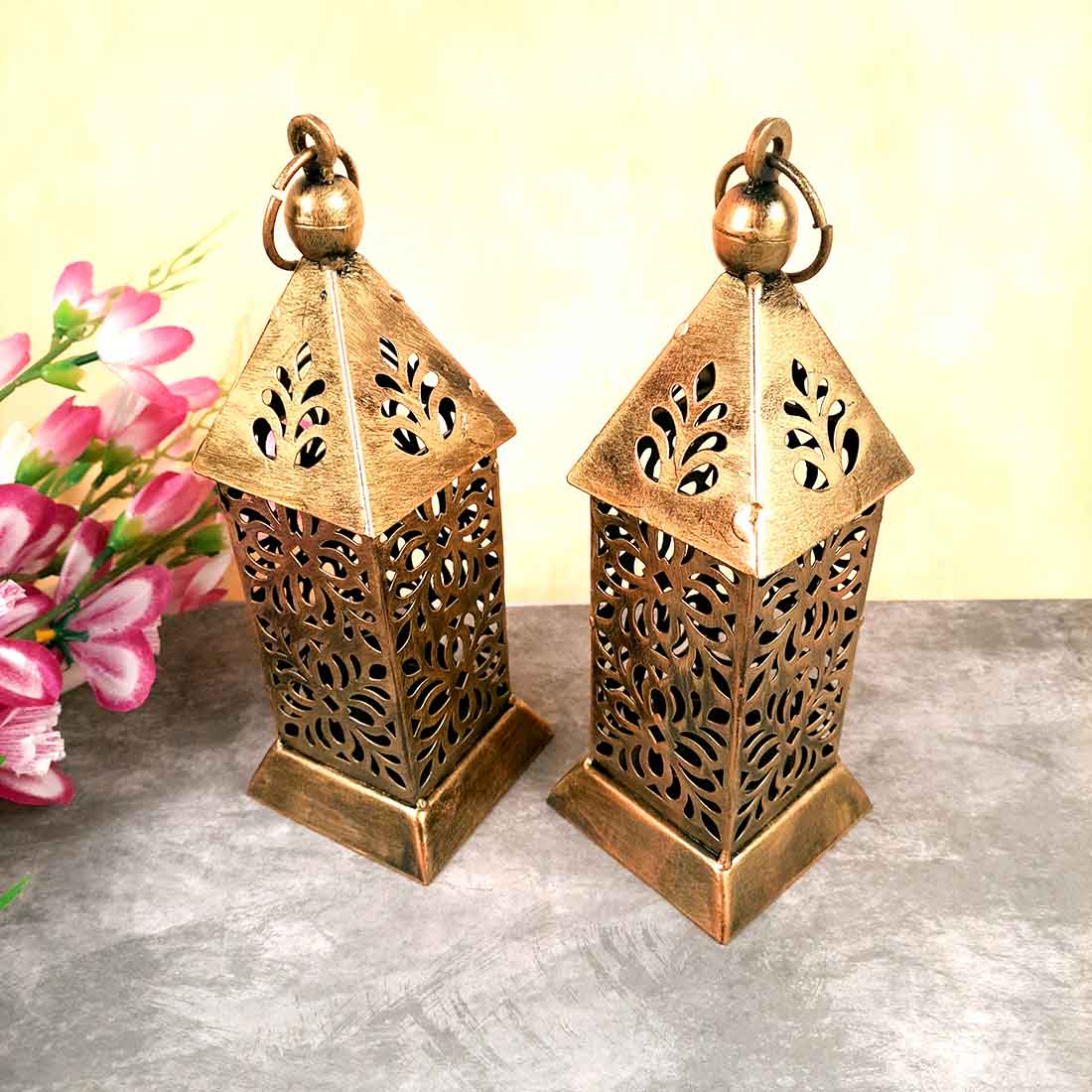 Lantern Tea Light Holder -Apkamart