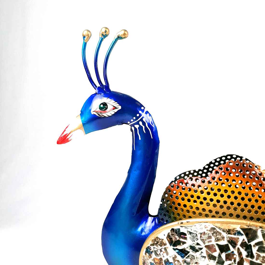 Peacock Showpiece - For Table Decor & Living Room- 18 Inch - ApkaMart