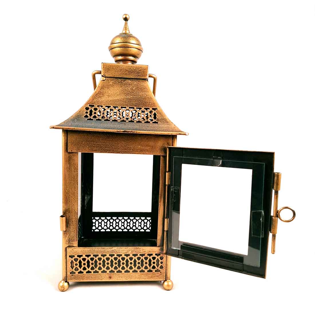 Lantern | Side Table Lamp - for Home Decor & Gifts - 16 inch - ApkaMart