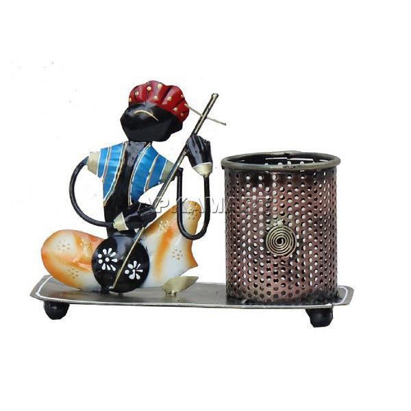 Showpiece Pen Holder | Desk Organizer - Musician Design - for Study Table - Set of 2 - ApkaMart