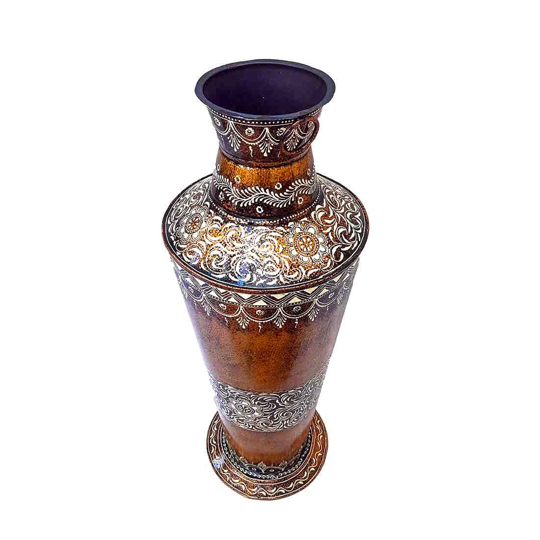 Corner Big Flower Vase | Big Flower Pot - for Living Room - 24 Inch - ApkaMart