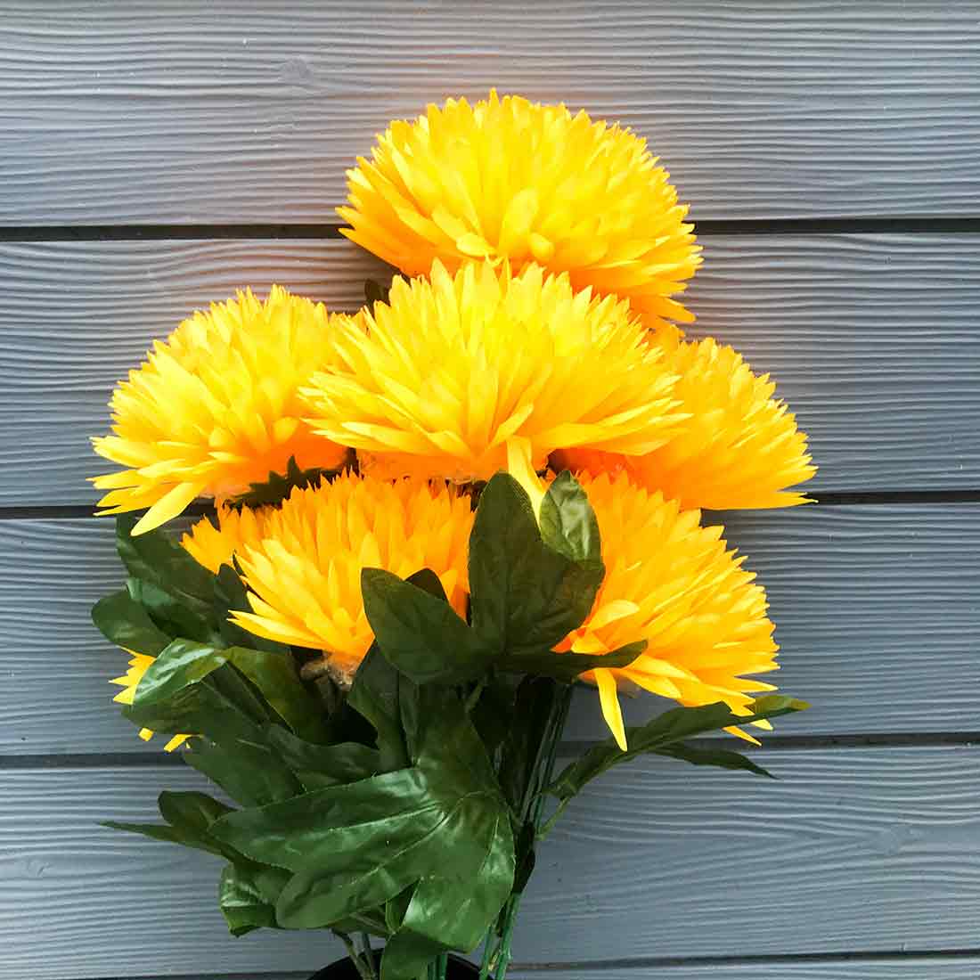 Artificial Flowers for Decoration - Yellow Flower - For Home Decoration - ApkaMart