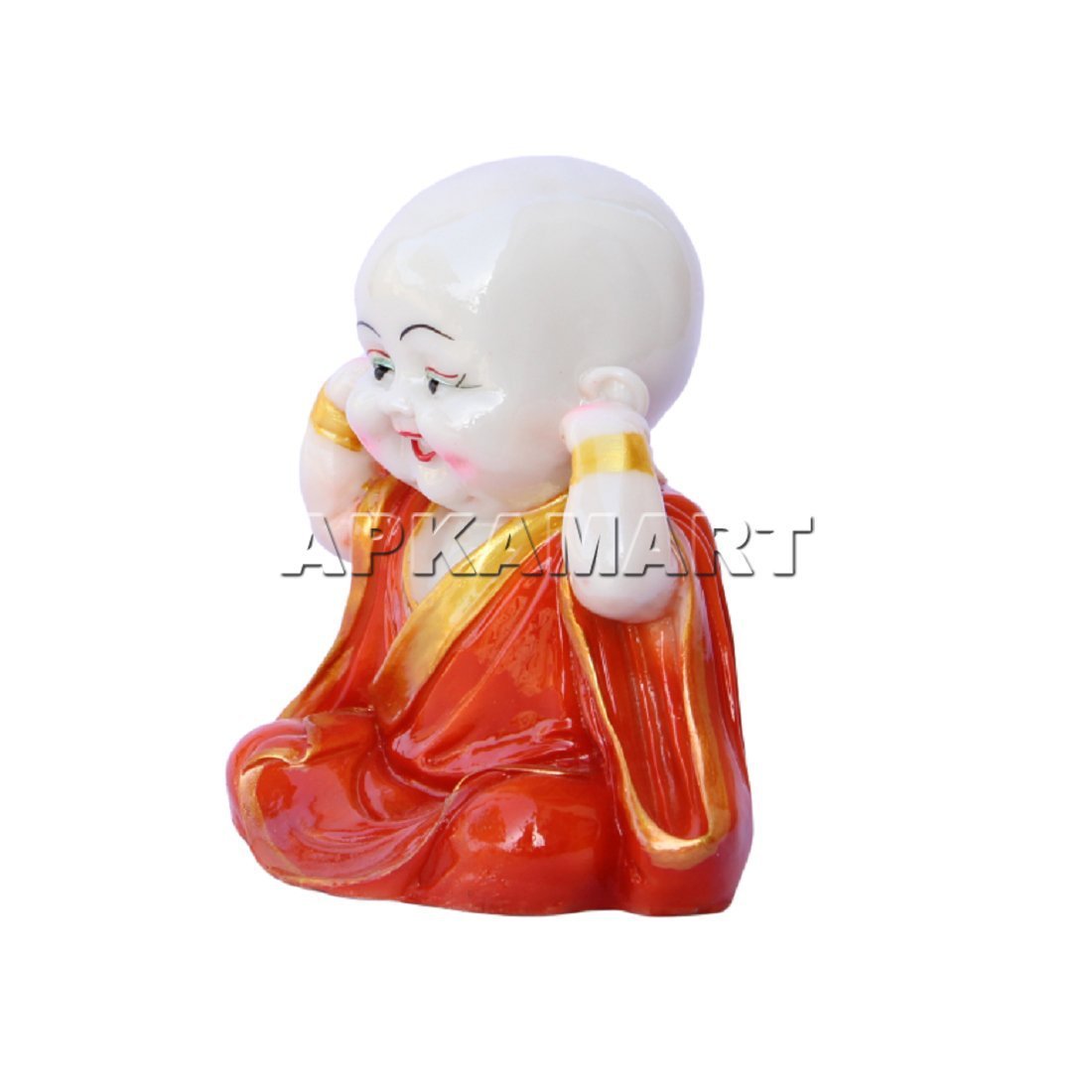 Baby Monk Showpiece - for Home  & Garden Decor - Set of 3 - ApkaMart