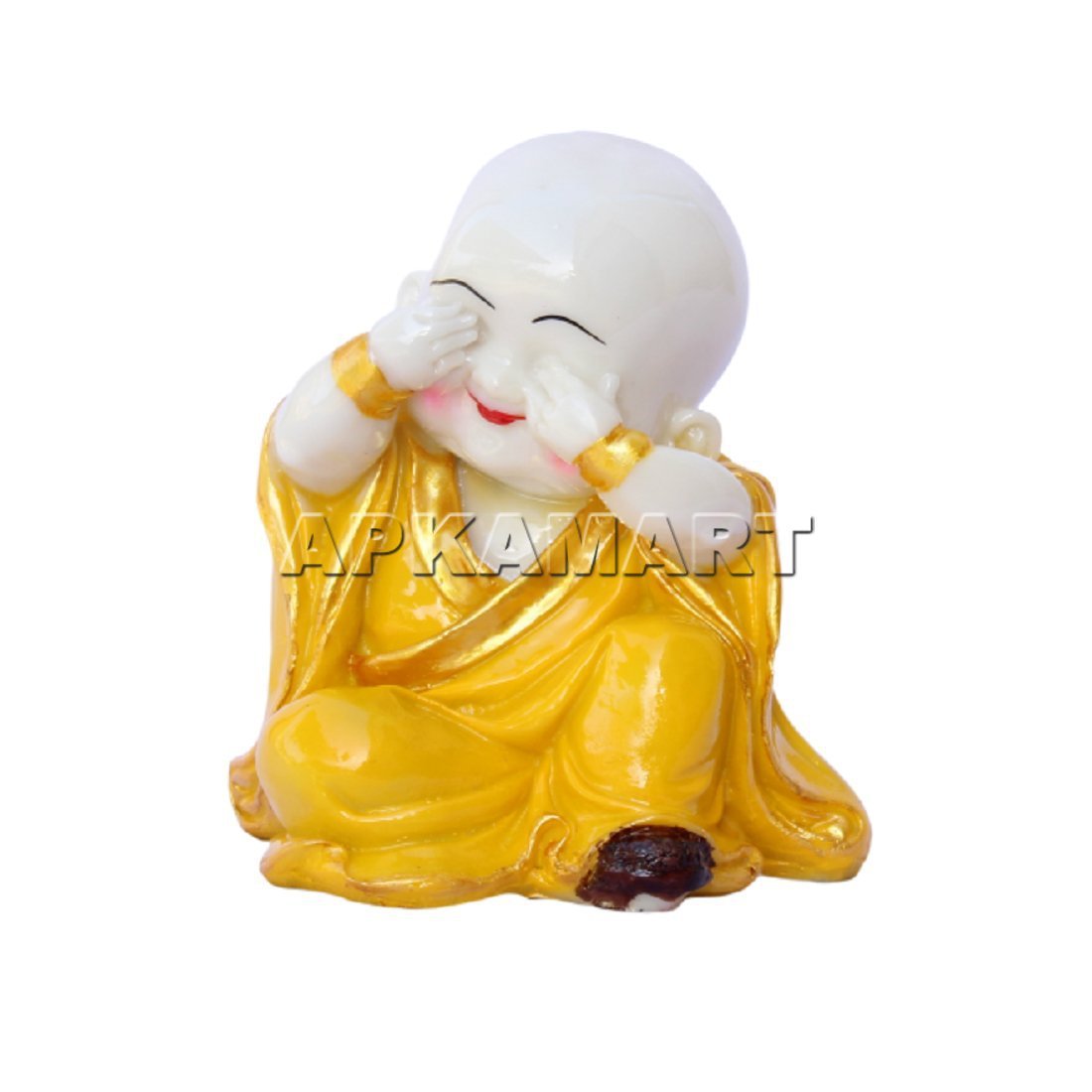 Baby Monk Showpiece - for Home  & Garden Decor - Set of 3 - ApkaMart