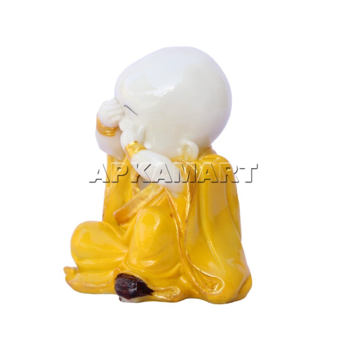 Baby Monk Showpiece - for Home  & Garden Decor - Set of 3 - ApkaMart