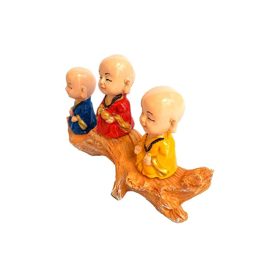 Baby Monk Showpiece - for Car Dashboard - 3 Inch - ApkaMart