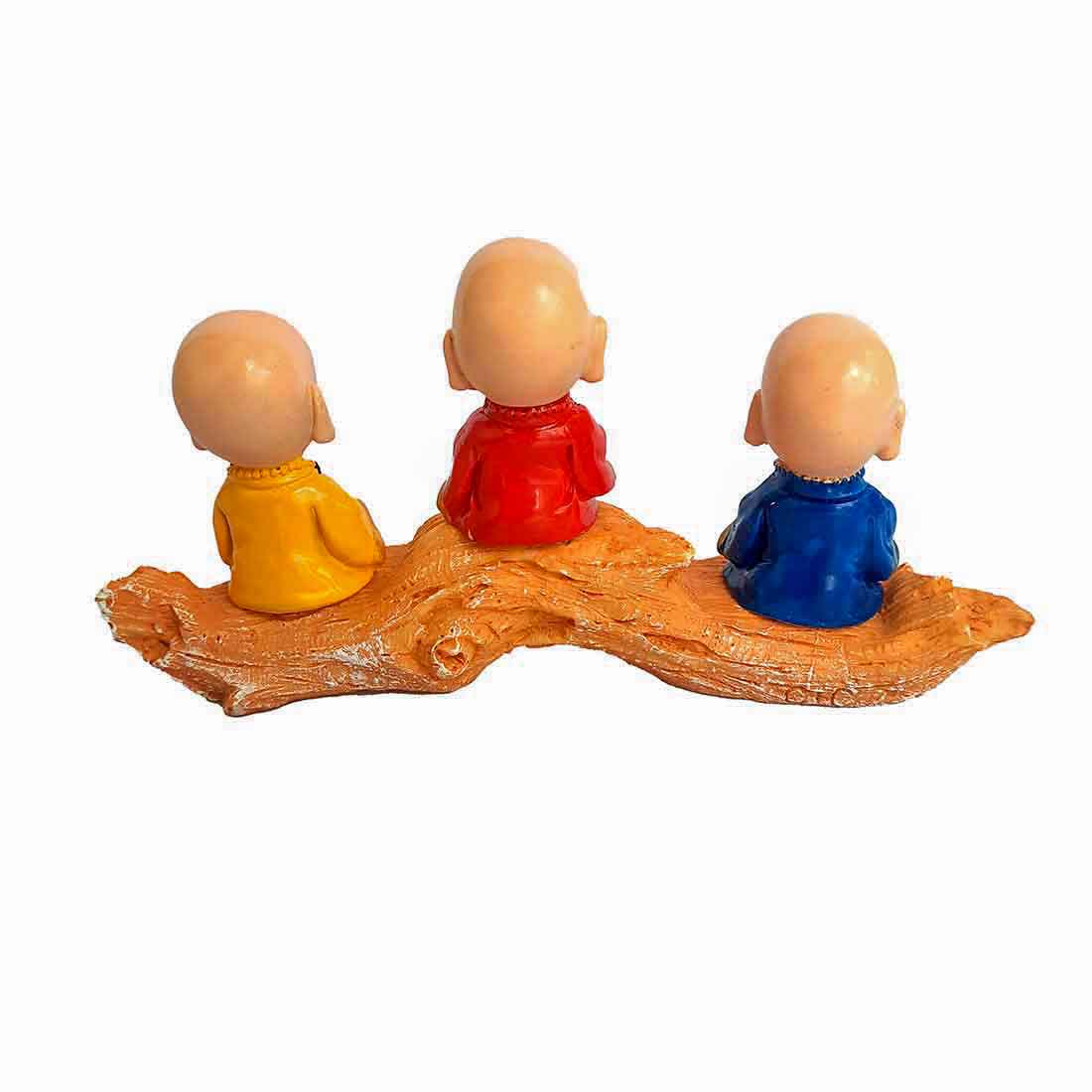 Baby Monk Showpiece - for Car Dashboard - 3 Inch - ApkaMart