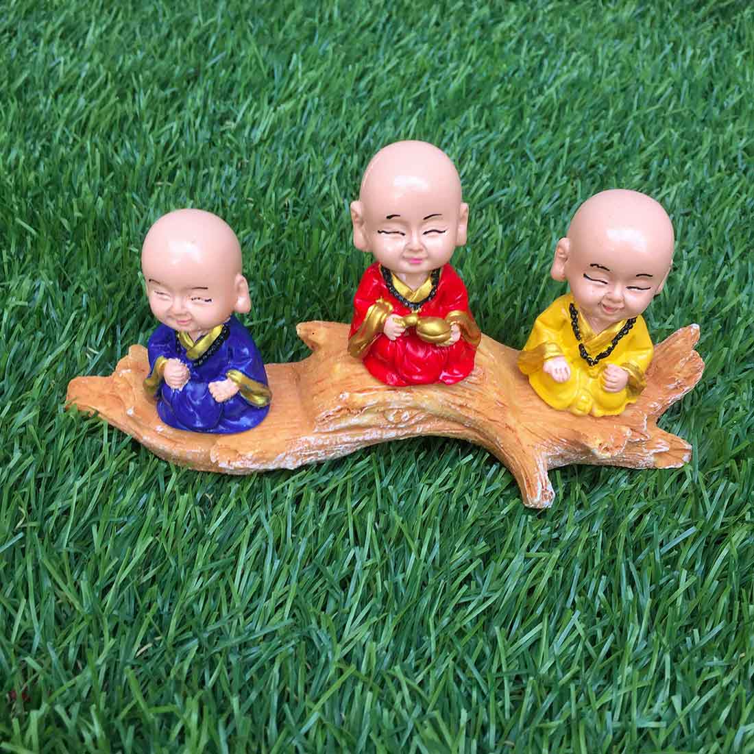 Baby Monk Showpiece - for Car Dashboard - 3 Inch - ApkaMart