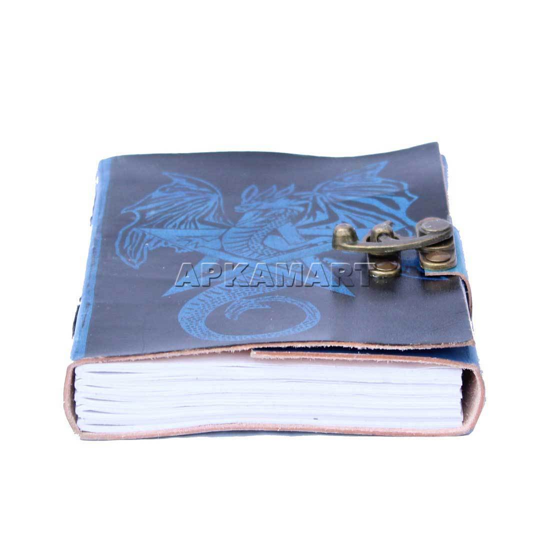 Leather Journal Notebook -  Writing Journals for Men & Women - 7 inch - ApkaMart