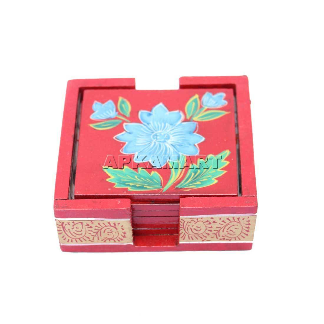 Tea Coaster Set - 4 Inch - For Table Decor & Gift - ApkaMart