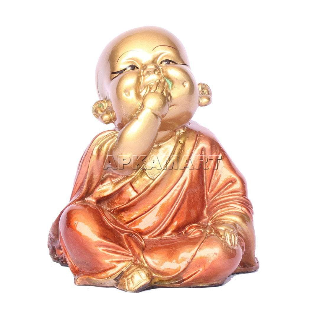 Baby Monk Showpiece - for Home & Garden Decor - Set of 3 - ApkaMart