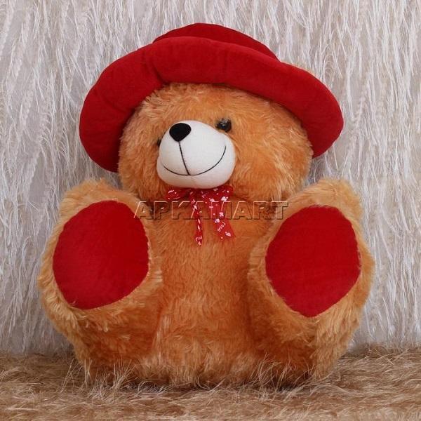 Teddy with deals cap