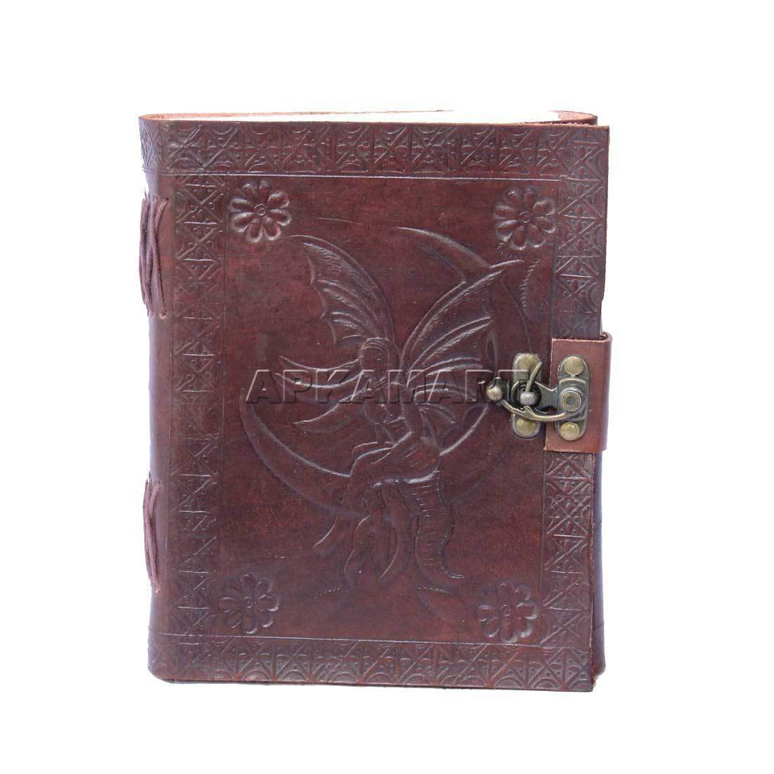 Personal Diary with Lock | Leather Journal - For Men & Women - 7 inch - ApkaMart