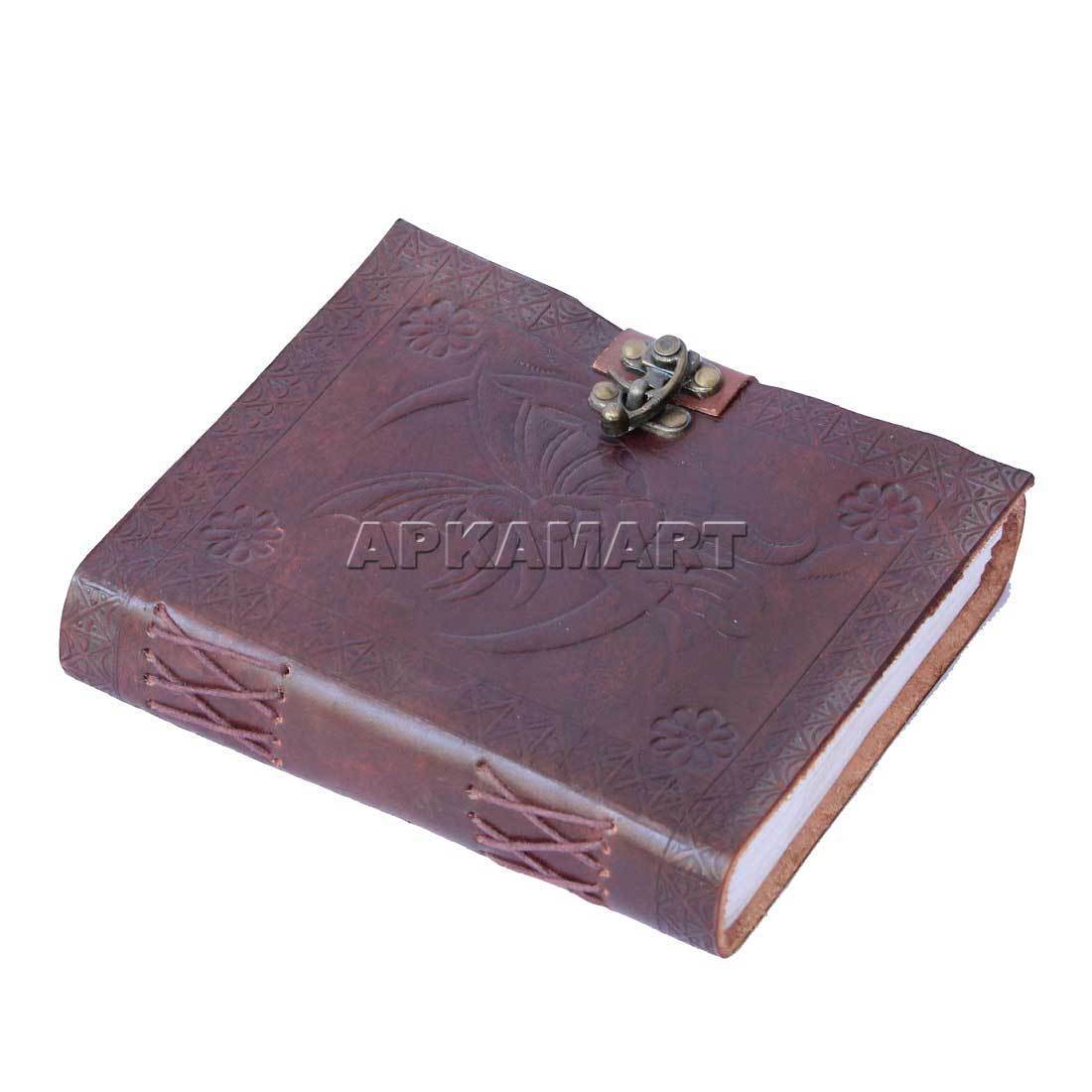 Personal Diary with Lock | Leather Journal - For Men & Women - 7 inch - ApkaMart
