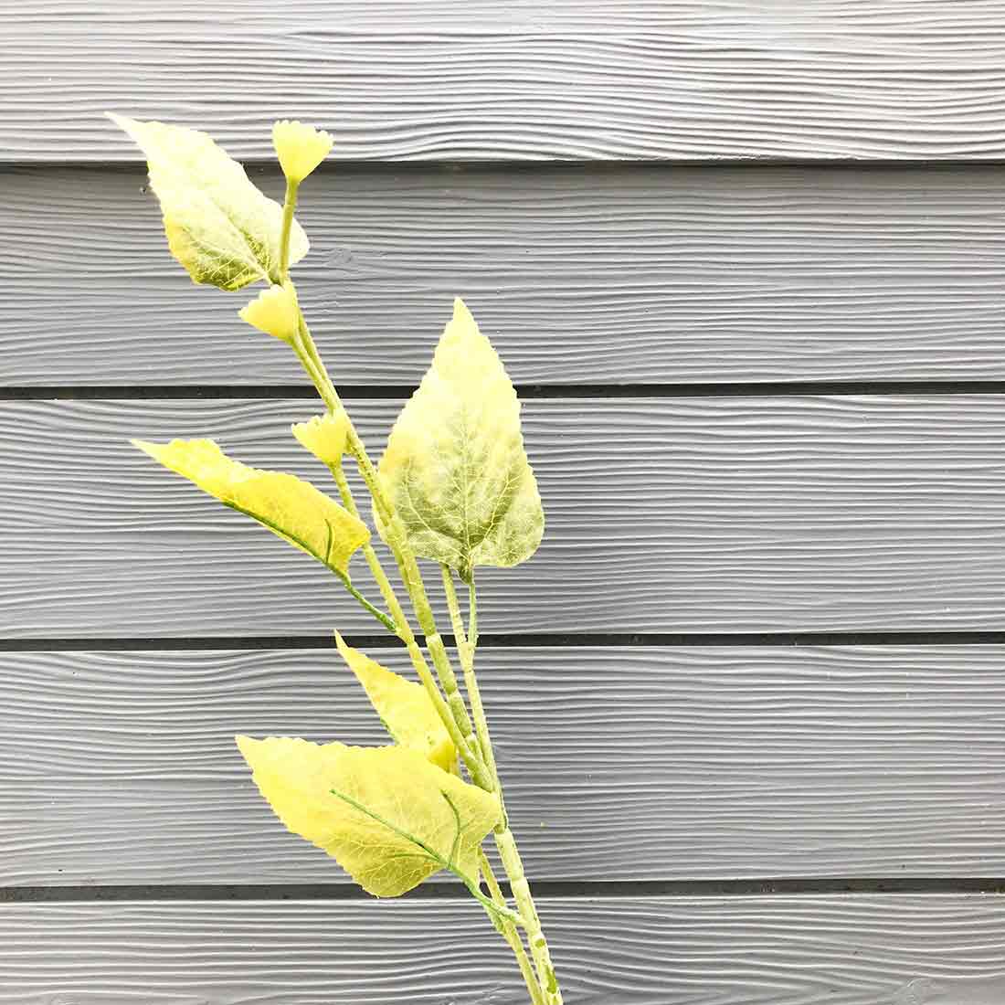 Plastic Plants - Artificial Leaves - For Vase & Table Décor - Set of 4 - ApkaMart