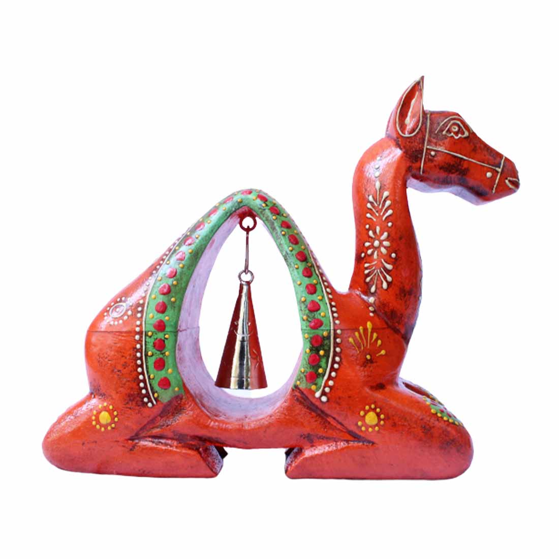 Wooden Camel Showpiece - For Home, Living Room & Table Décor - 7 Inch - ApkaMart