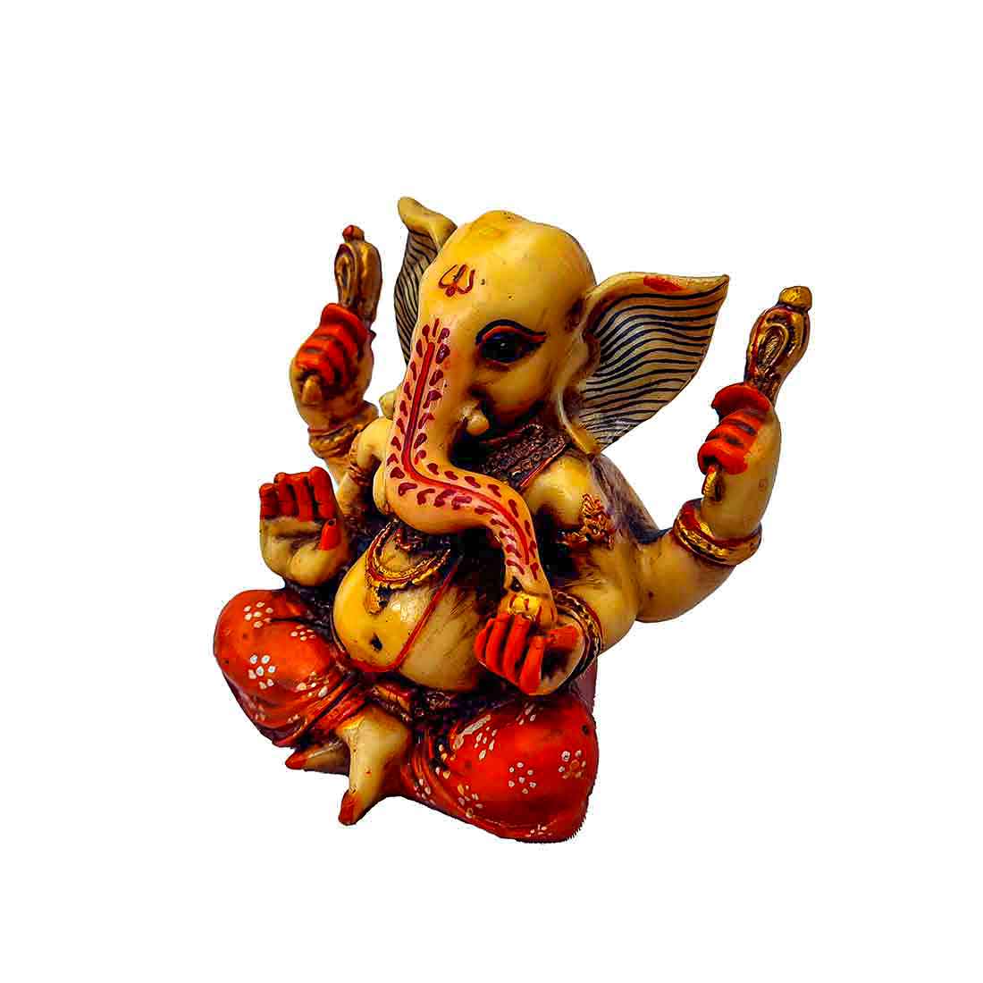 Ganesh Statue | Ganesh Idol for Home Entrance - 5 Inch - ApkaMart