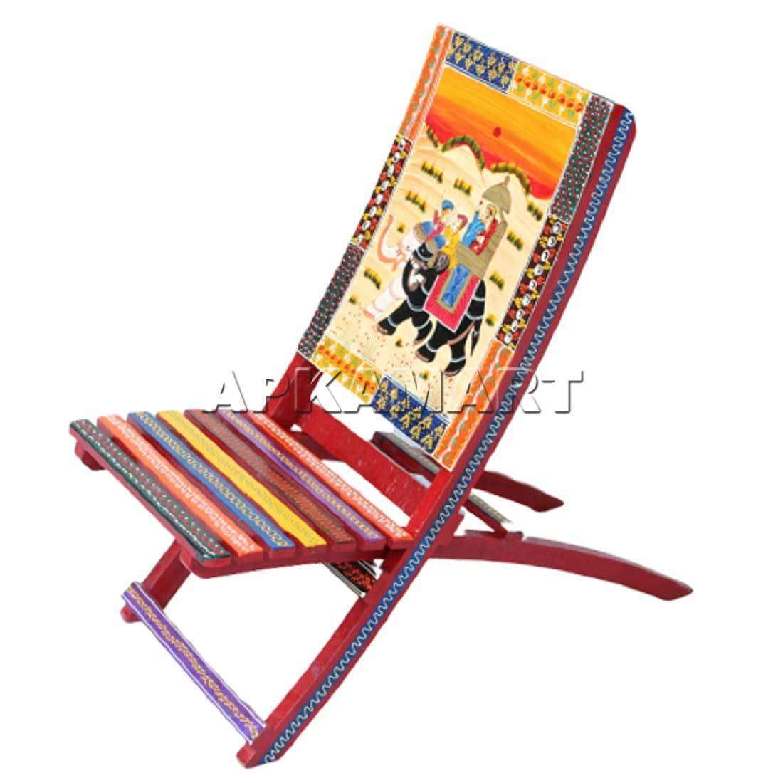 Wooden Chair Set of 2 - For Outdoor | Indoor | Balcony | Garden - 33 inch - ApkaMart