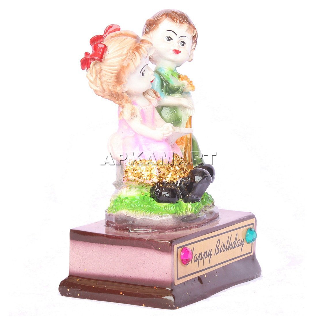 Love Couple Showpiece - For Home Decor & Birthday Gift - 6 Inch - ApkaMart