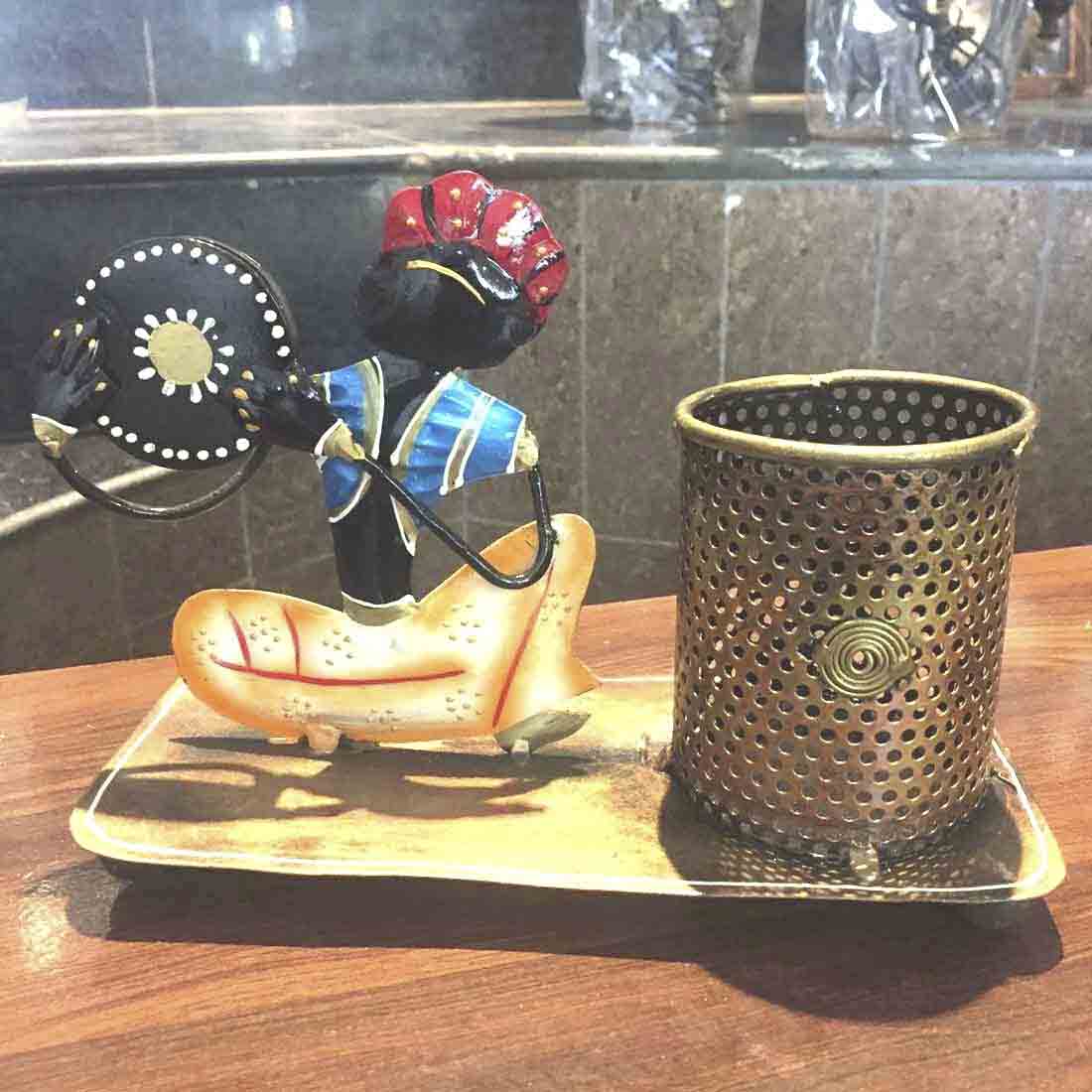 Musician Design - Pen Holder for Study Table & Gifts - 8 Inch - ApkaMart