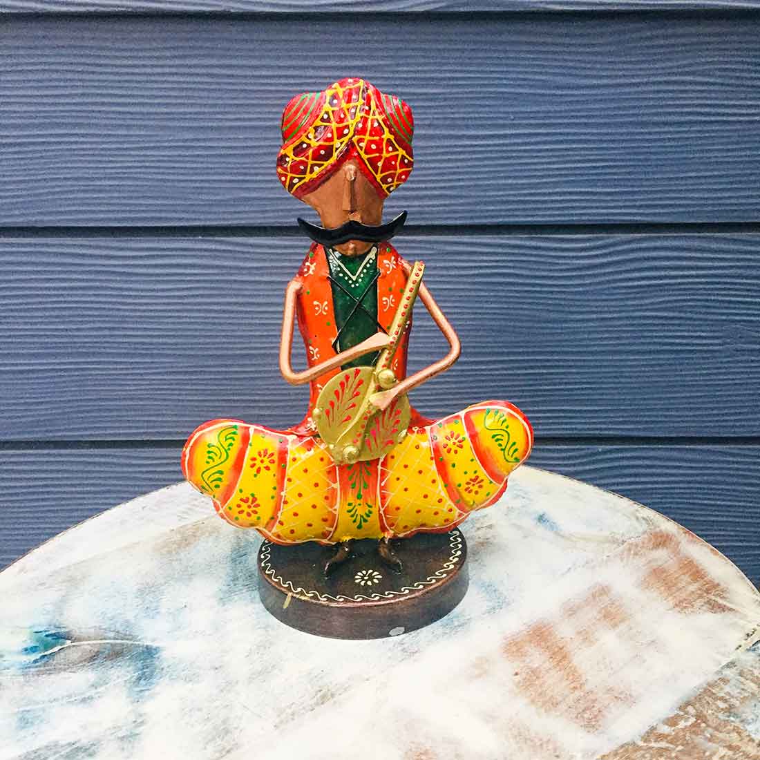 Musician Showpiece | Antique Showpiece - For Center Table Decoration- 9 Inch - ApkaMart