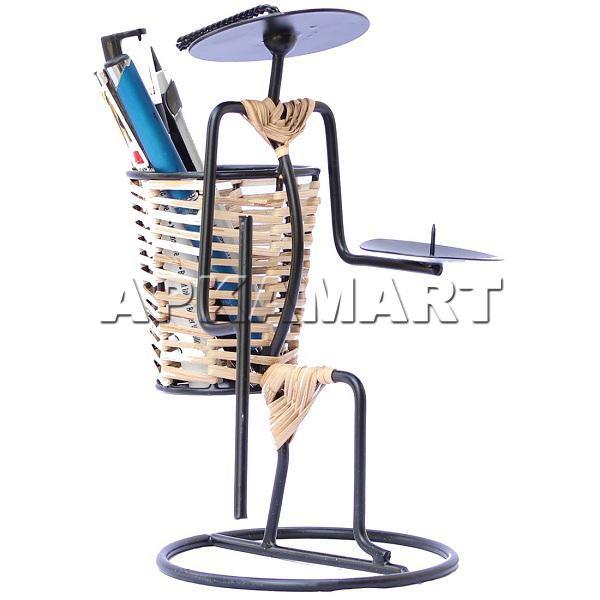 Showpiece Pen Holder | Desk Organizer - Ant Design - for gifts - 8 Inch - ApkaMart