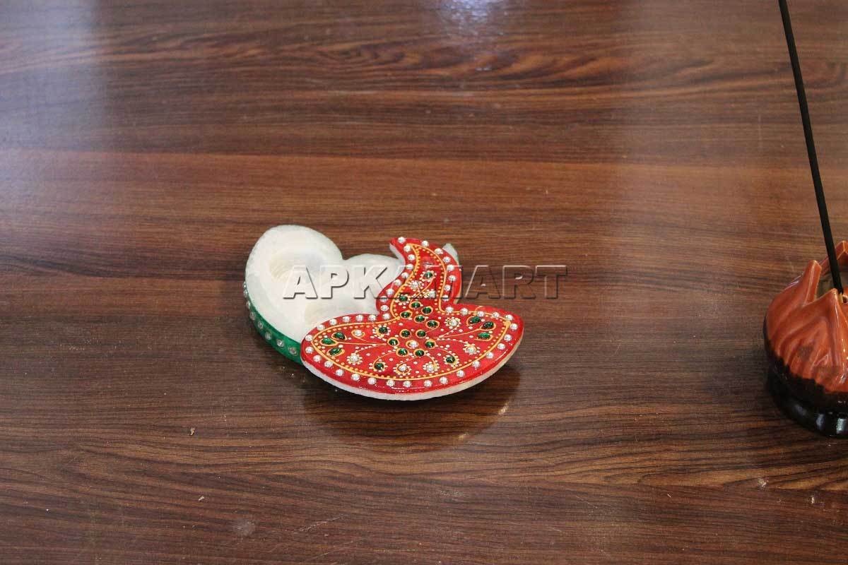Diya Design Chopda - For Pooja, weddings & Festivals -  4 Inch - ApkaMart