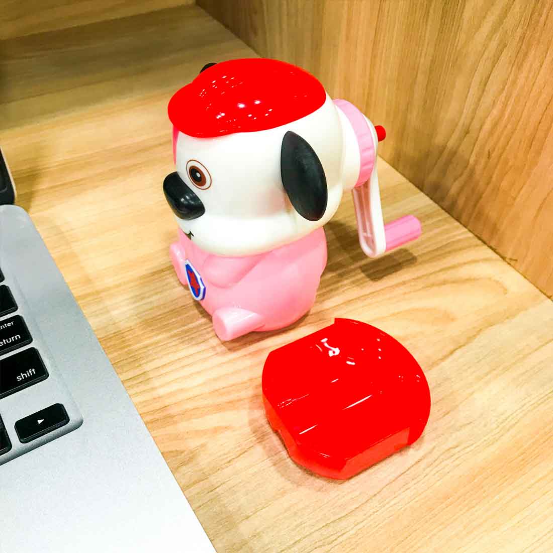 Pencil Sharpener - Dog Design - Table Sharpener Machine - For Kids ,Girls & Boys - ApkaMart