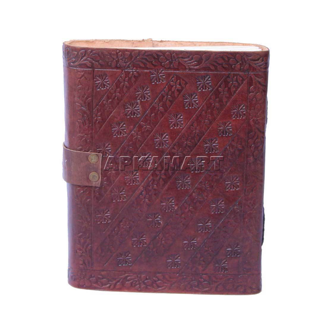 Leather Journal Notebook | Travel Diary - For Birthday & Anniversary Gift - 7 inch - ApkaMart