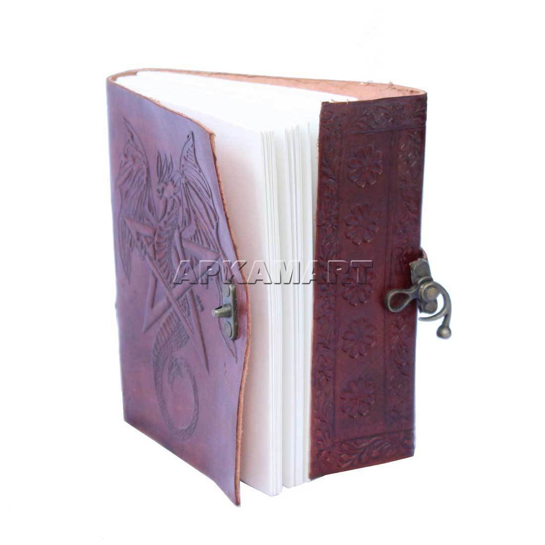 Leather Journal Notebook | Travel Diary - For Birthday & Anniversary Gift - 7 inch - ApkaMart