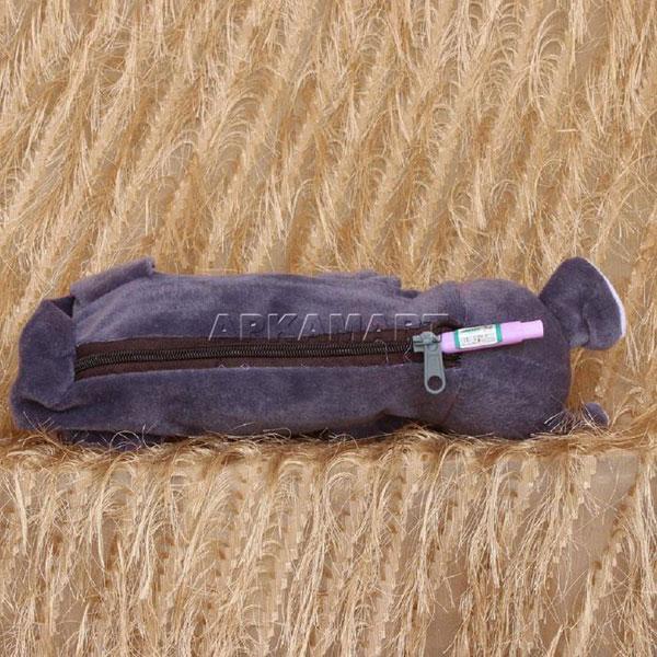 Pencil Box Pouch - Elephant Design - for Kids, Children, School Student, Office, Return Gifts - ApkaMart