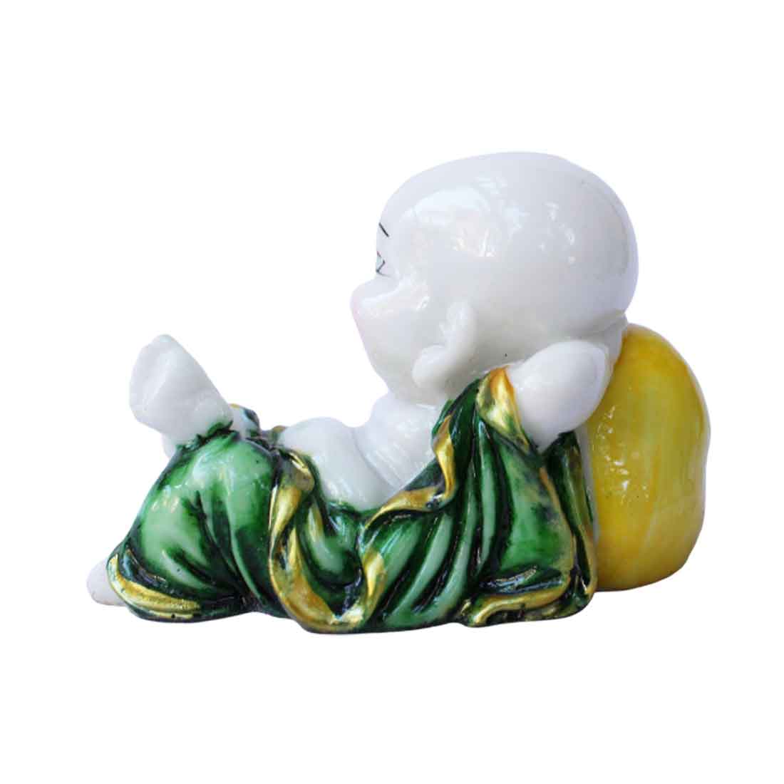 Buddha Home Decor - for Peace & Wealth - 3 Inch - ApkaMart