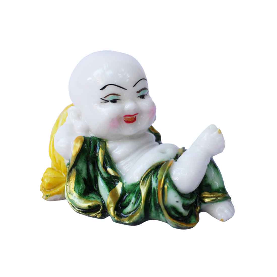 Buddha Home Decor - for Peace & Wealth - 3 Inch - ApkaMart
