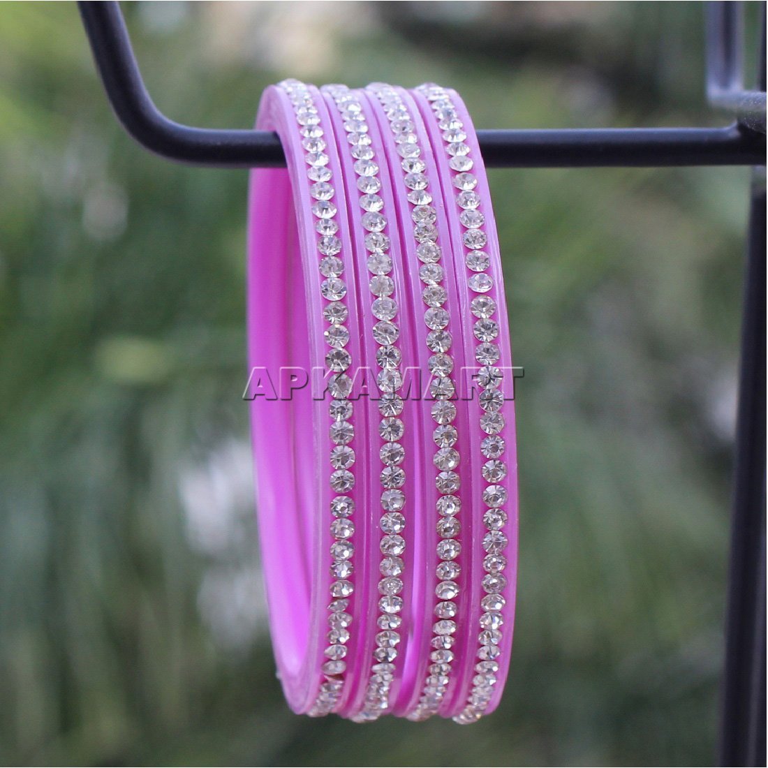 Fuchsia Bangle Set - ApkaMart