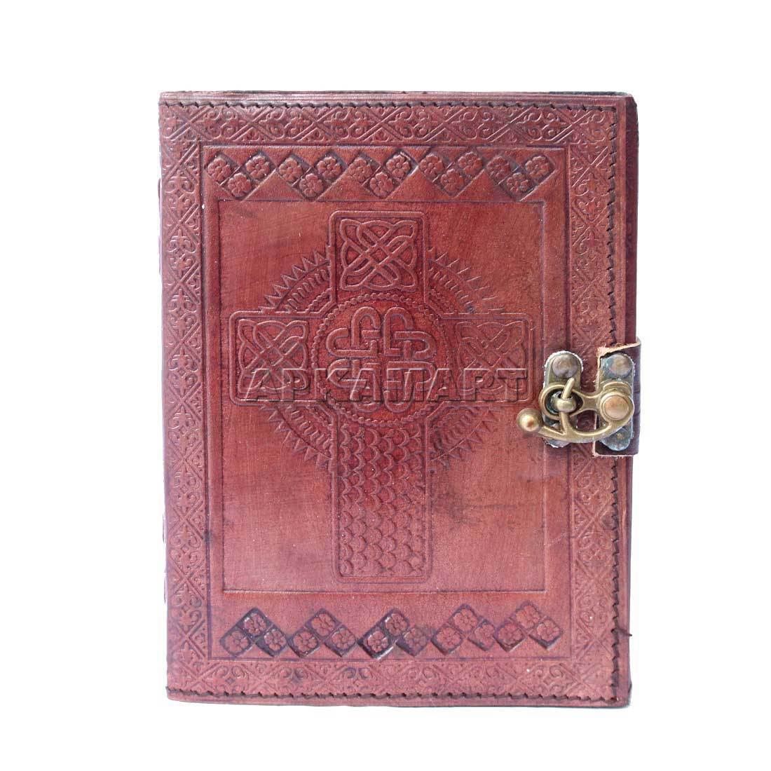 Leather Journal Notebook - Writing Journals for Men & Women - 7 Inch - ApkaMart