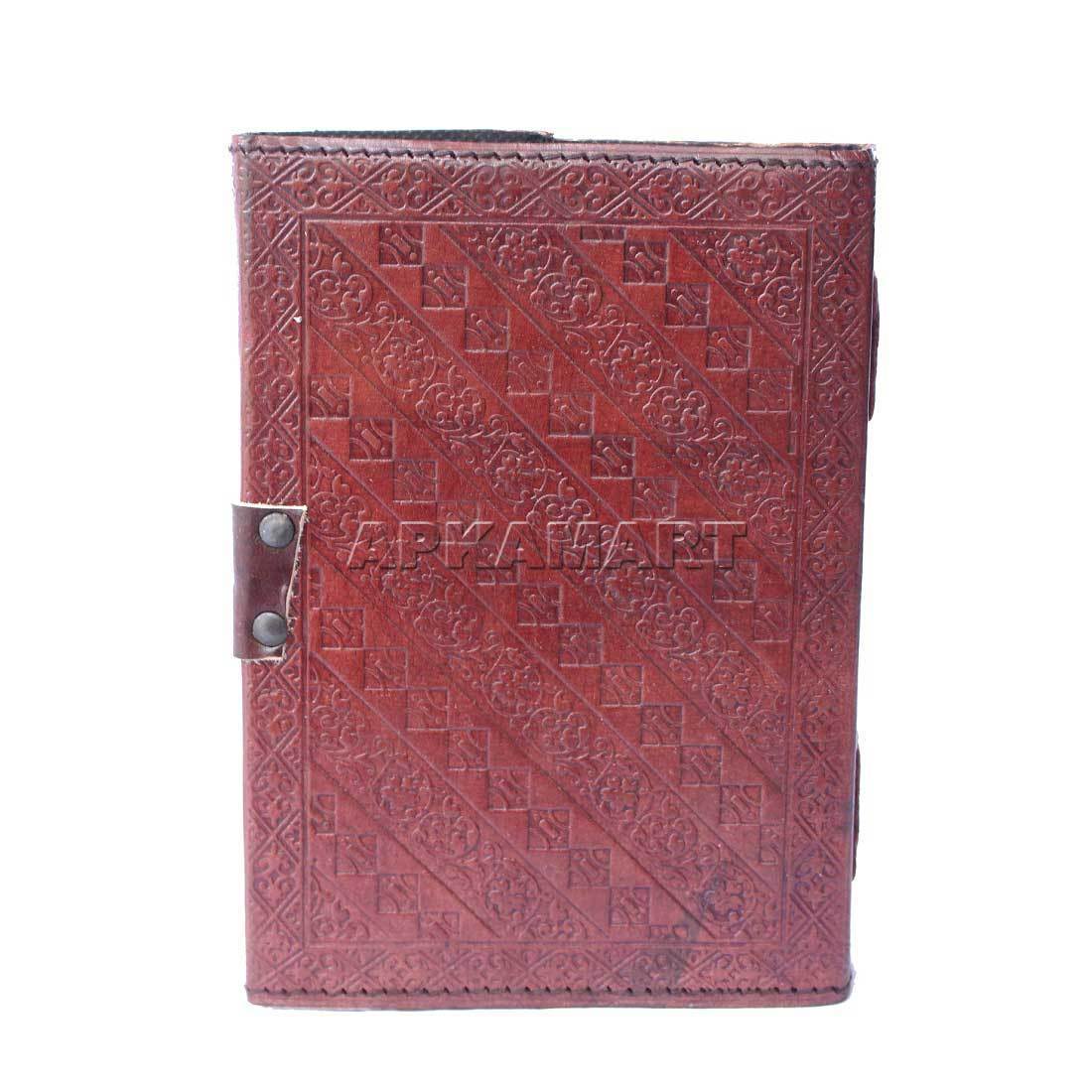 Leather Journal Notebook - Writing Journals for Men & Women - 7 Inch - ApkaMart