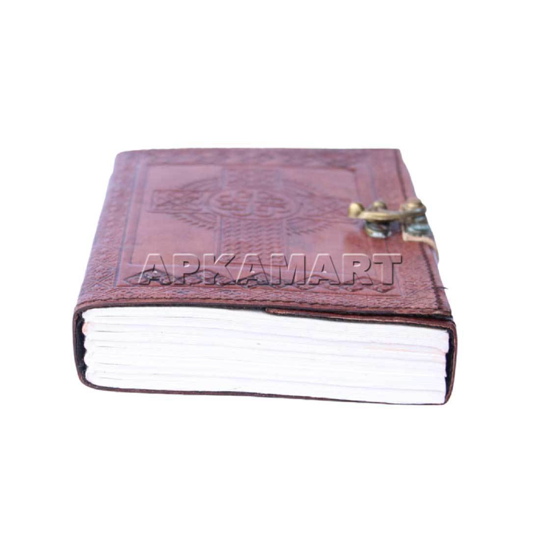 Leather Journal Notebook - Writing Journals for Men & Women - 7 Inch - ApkaMart
