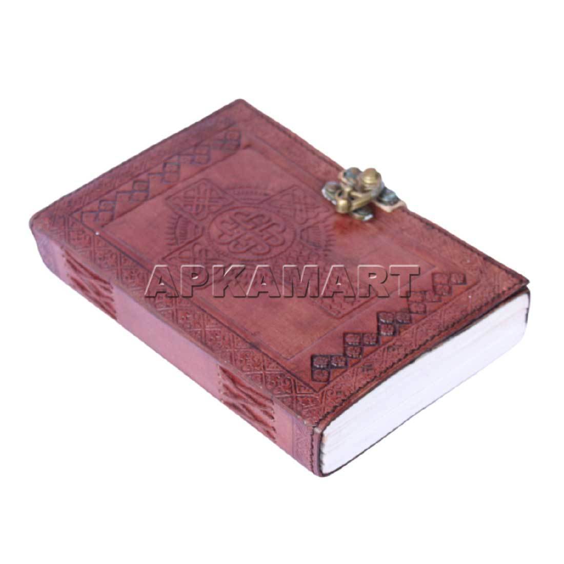 Leather Journal Notebook - Writing Journals for Men & Women - 7 Inch - ApkaMart
