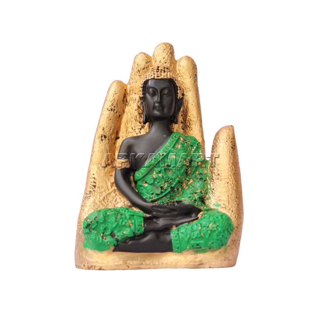 Meditating on Palm - for Home Decor & Spiritual Living - 6 Inch - ApkaMart
