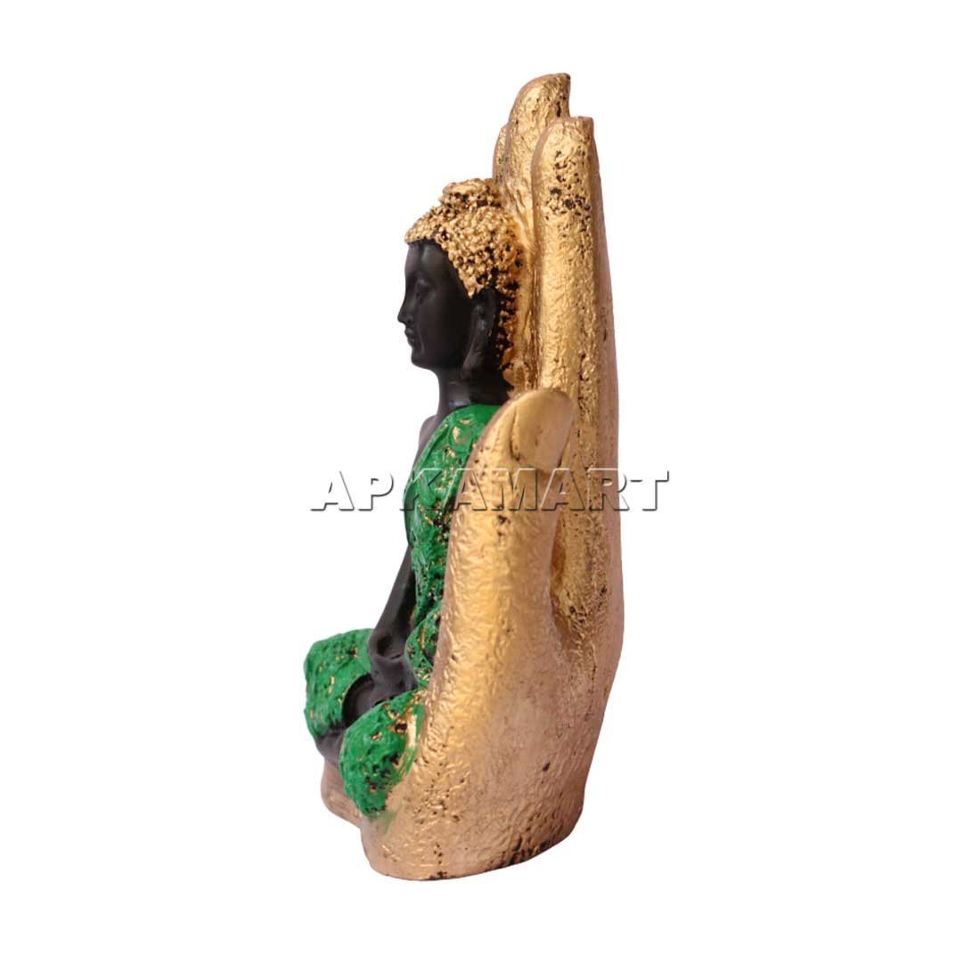 Meditating on Palm - for Home Decor & Spiritual Living - 6 Inch - ApkaMart