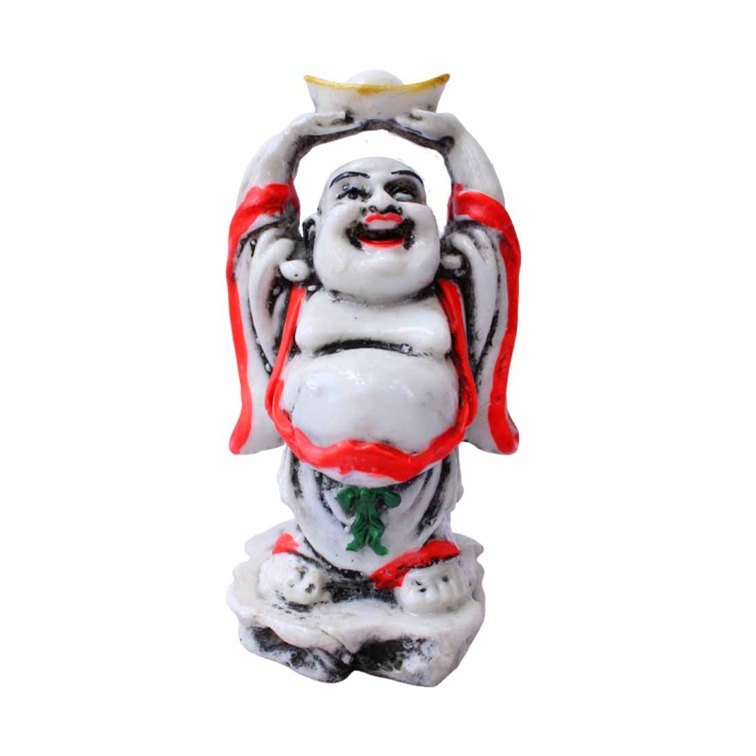 Buddha for Luck | Laughing Buddha Statue for Home Vastu - 5 Inch - ApkaMart