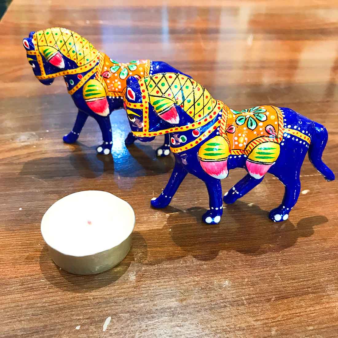 Horse Figurines | Showpiece For Table Decor - 3 Inch - Set of 2 - ApkaMart