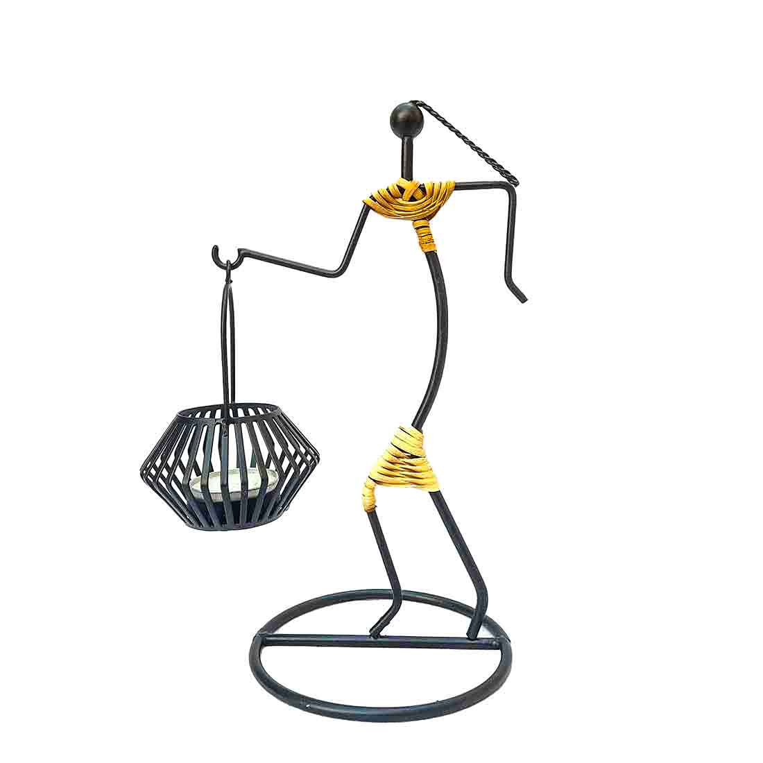 Candle Stand for Dining Table - 9 Inch - ApkaMart