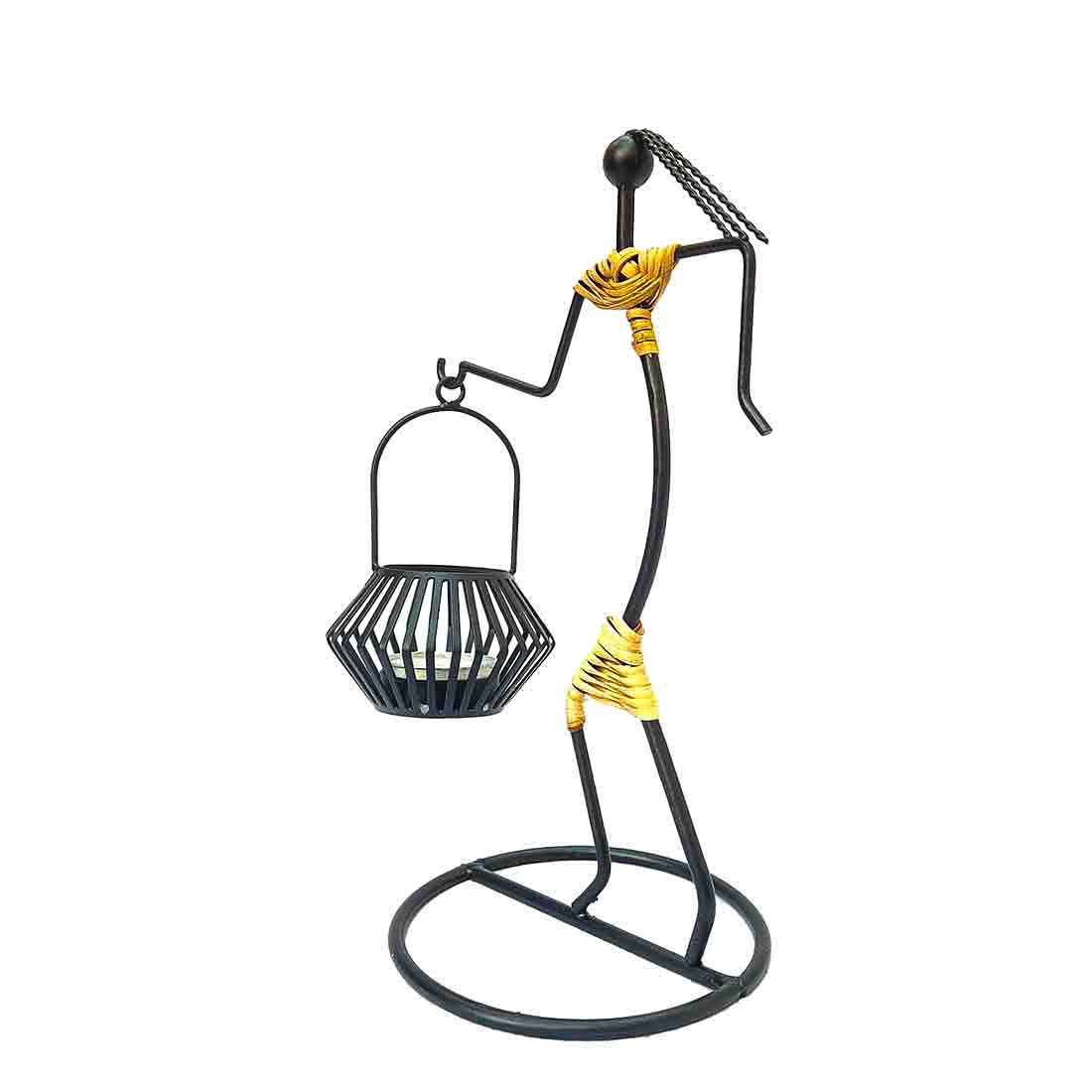 Candle Stand for Dining Table - 9 Inch - ApkaMart